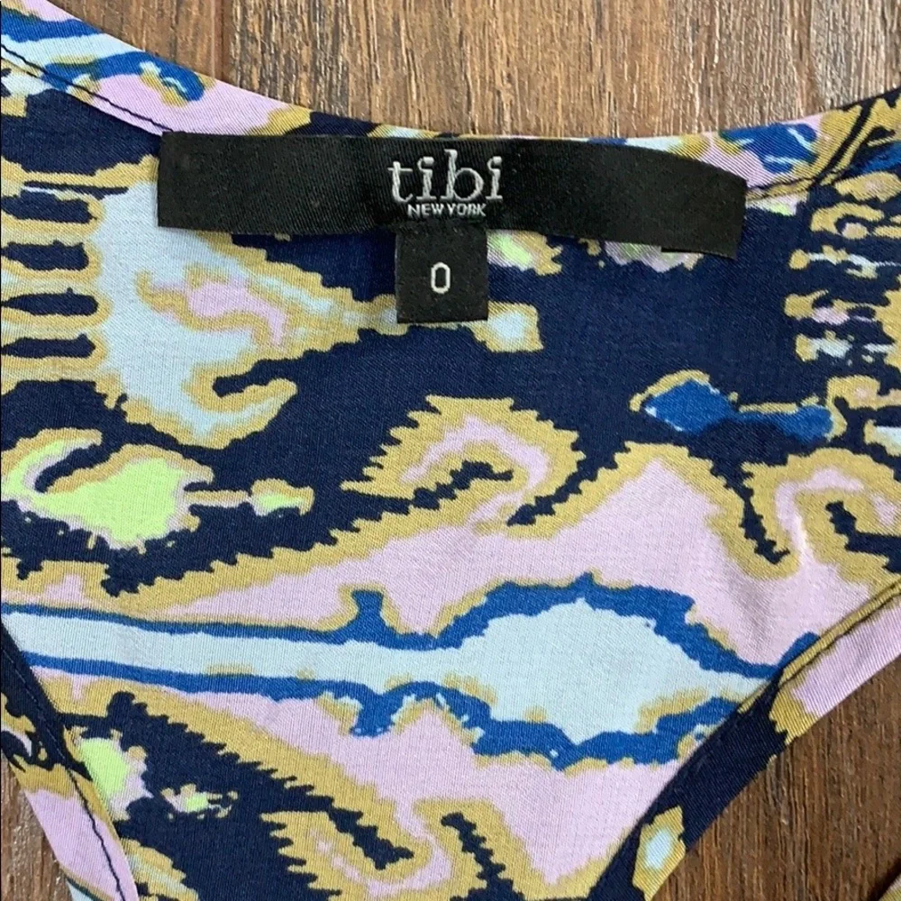 Tibi Multicolor Patterned Tank Top - Picture 2 of 4